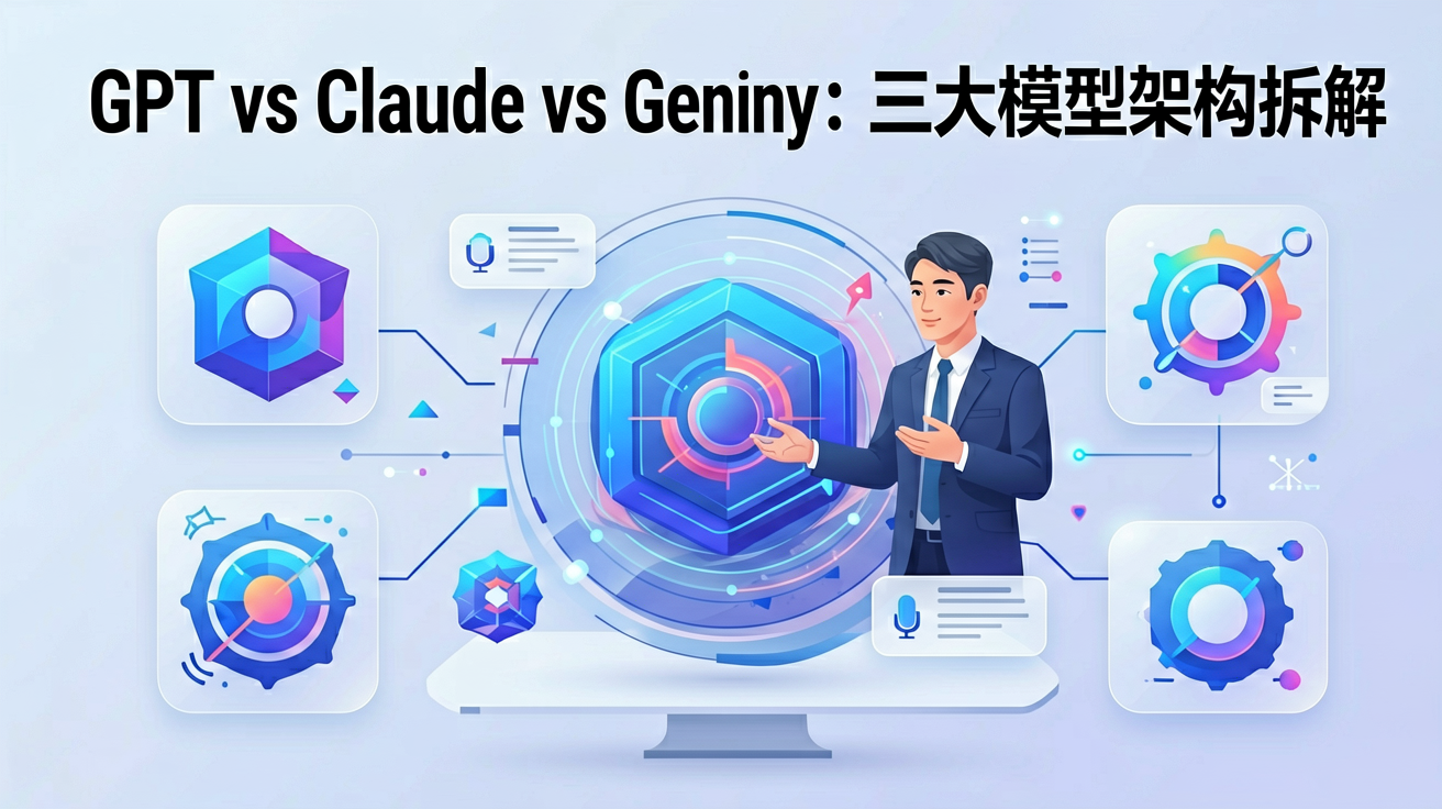 GPT vs Claude vs Gemini：三大模型架构拆解