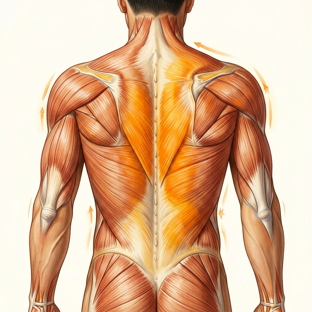 Muscle pain type comparison showing DOMS vs injury vs chronic tension areas on body