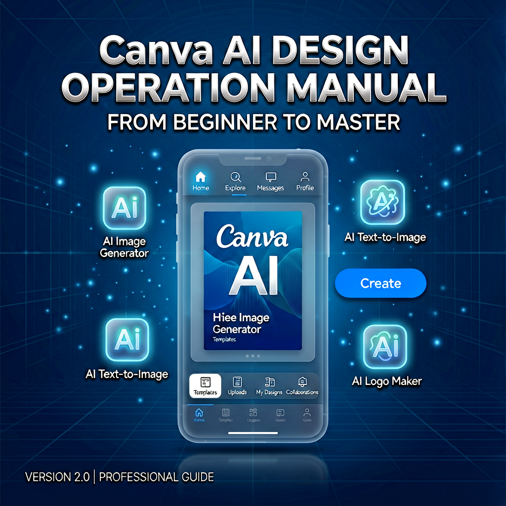 Canva AI设计 完整操作手册:从入门到精通