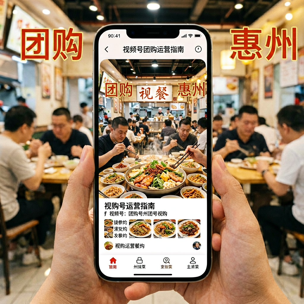 惠州餐饮店视频号团购运营全攻略：从0到1的实战指南