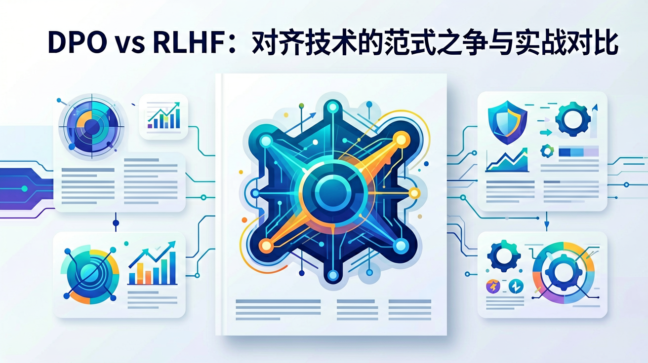 DPO vs RLHF：对齐技术的范式之争与实战对比