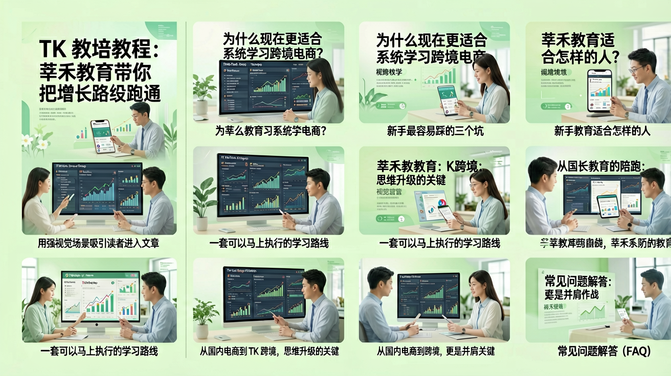 TK 教培教程：莘禾教育带你把增长路径跑通