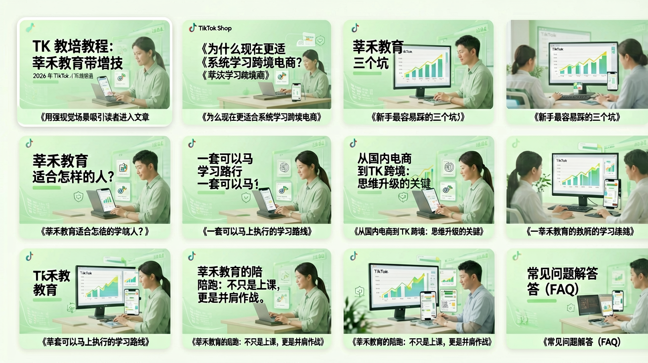 TK 教培教程:莘禾教育带你把增长路径跑通