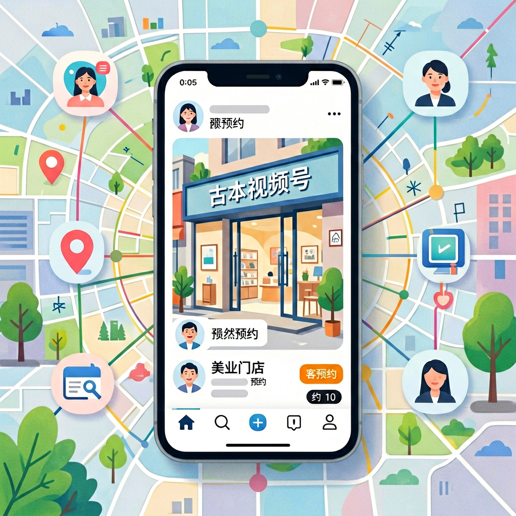 美业门店视频号同城获客全攻略：从POI信任背书到私域复购