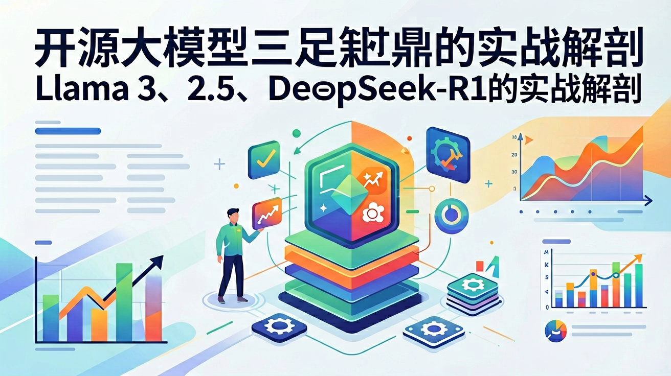 开源大模型三足鼎立：Llama 3、Qwen 2.5、DeepSeek-R1的实战解剖