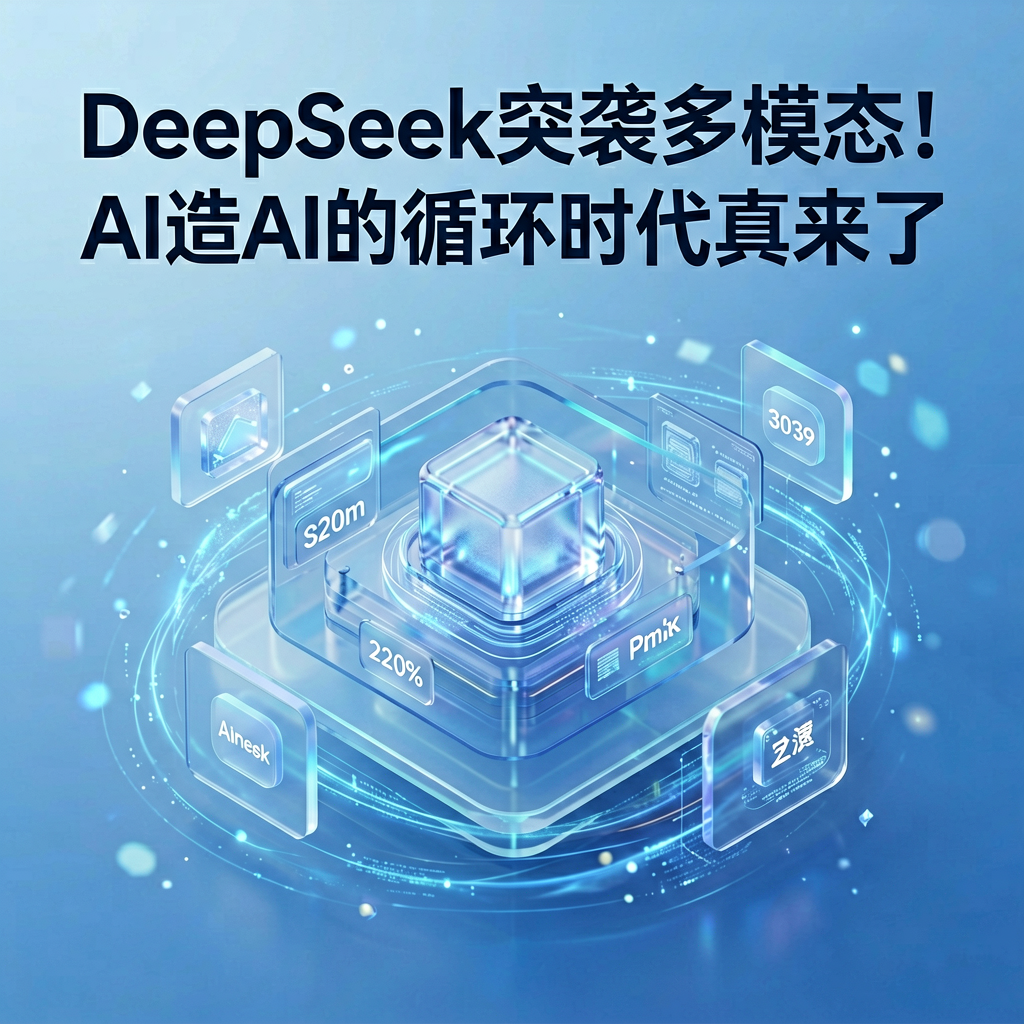 DeepSeek突袭多模态！AI造AI的循环时代真来了