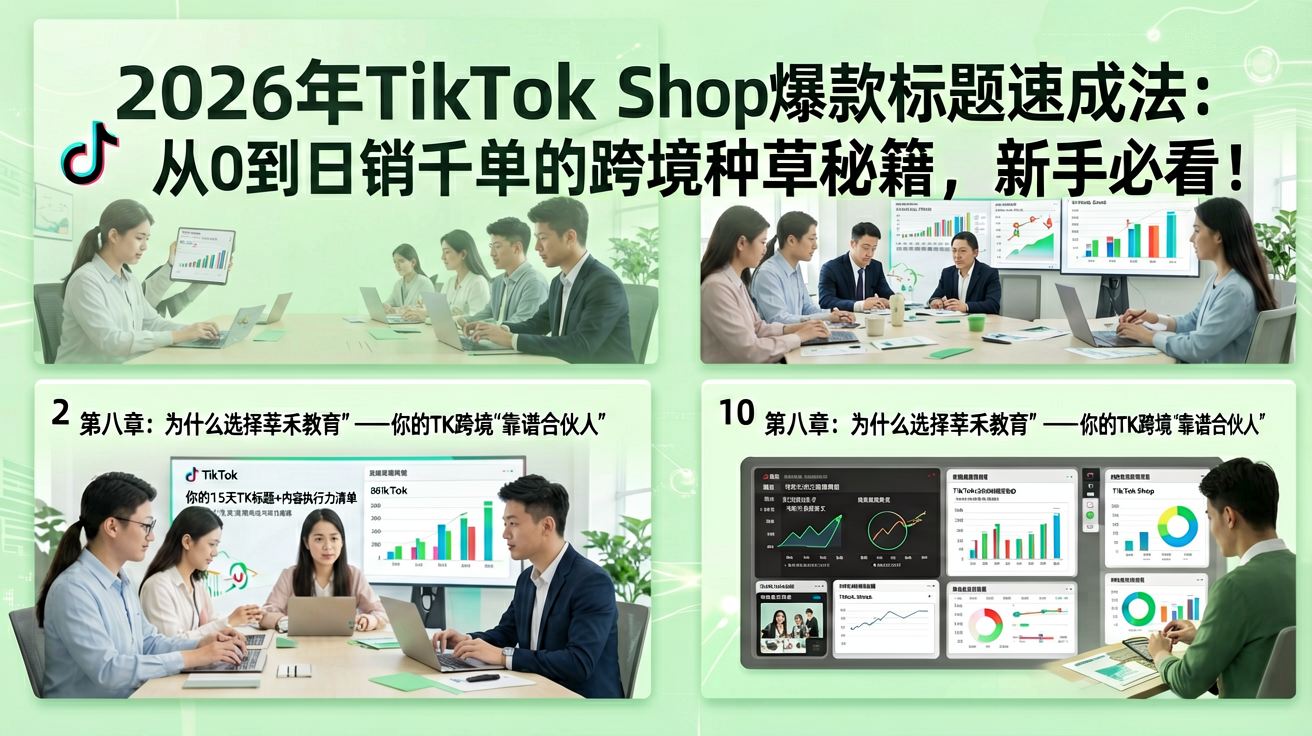 第八章：为什么选择莘禾教育？——你的TK跨境“靠谱合伙人” 章节配图