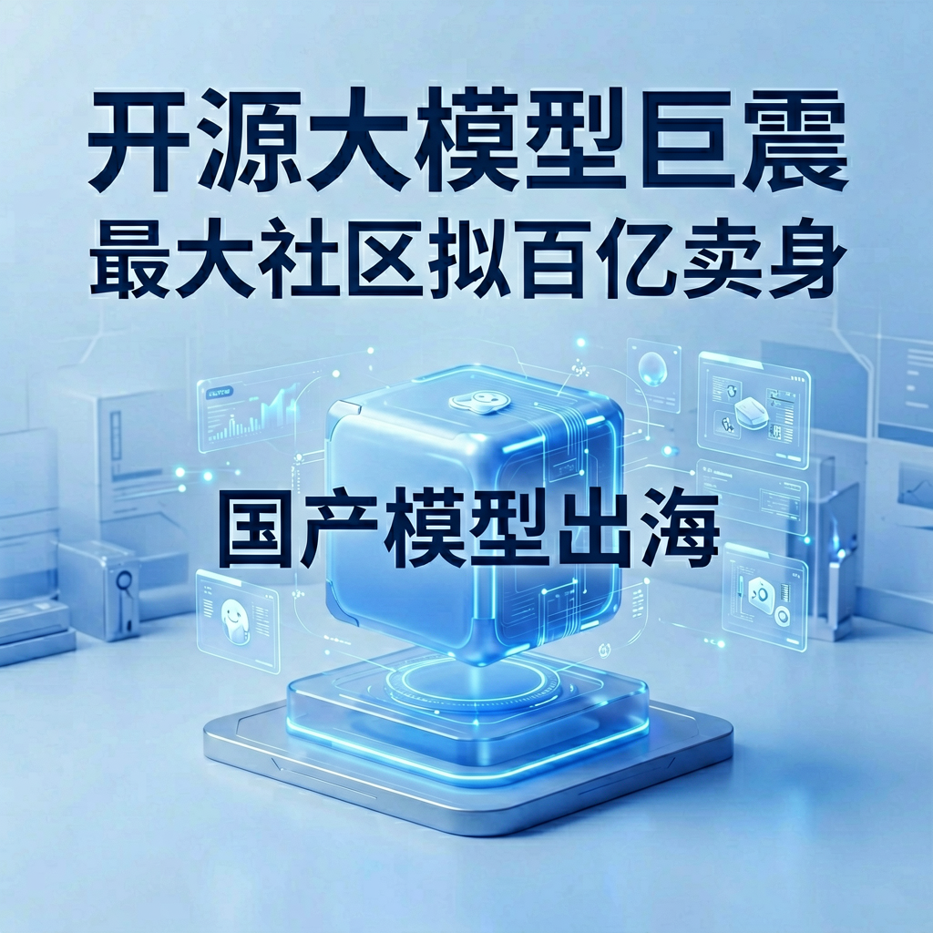 开源大模型巨震：最大社区拟百亿卖身，国产模型出海