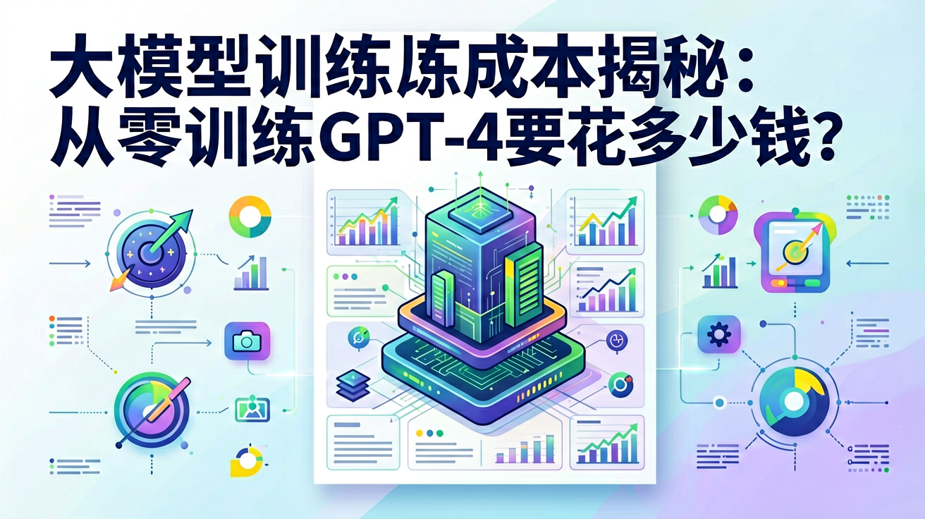 大模型训练成本揭秘：从零训练GPT-4要花多少钱？