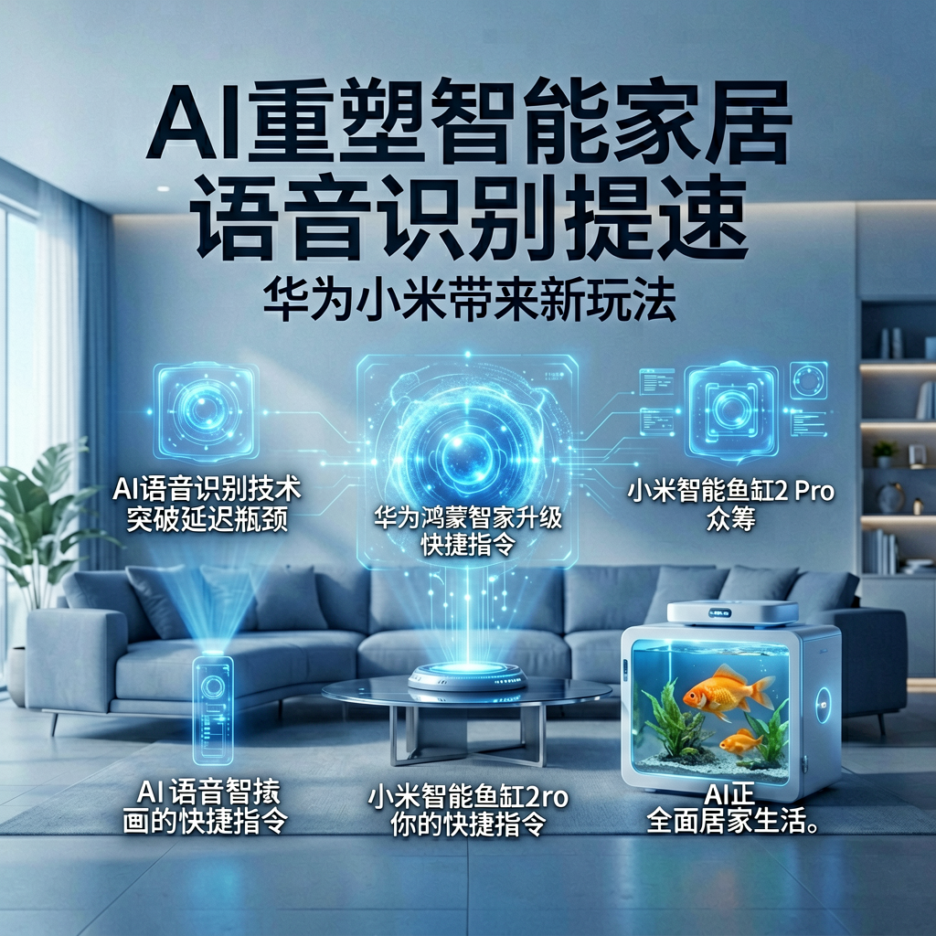 AI重塑智能家居：语音识别提速，华为小米带来新玩法