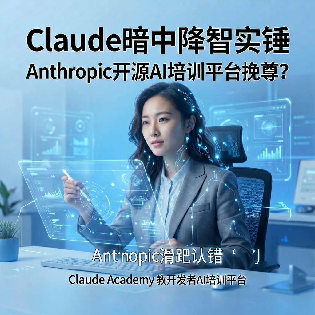 Claude暗中降智实锤，Anthropic开源AI培训平台挽尊？