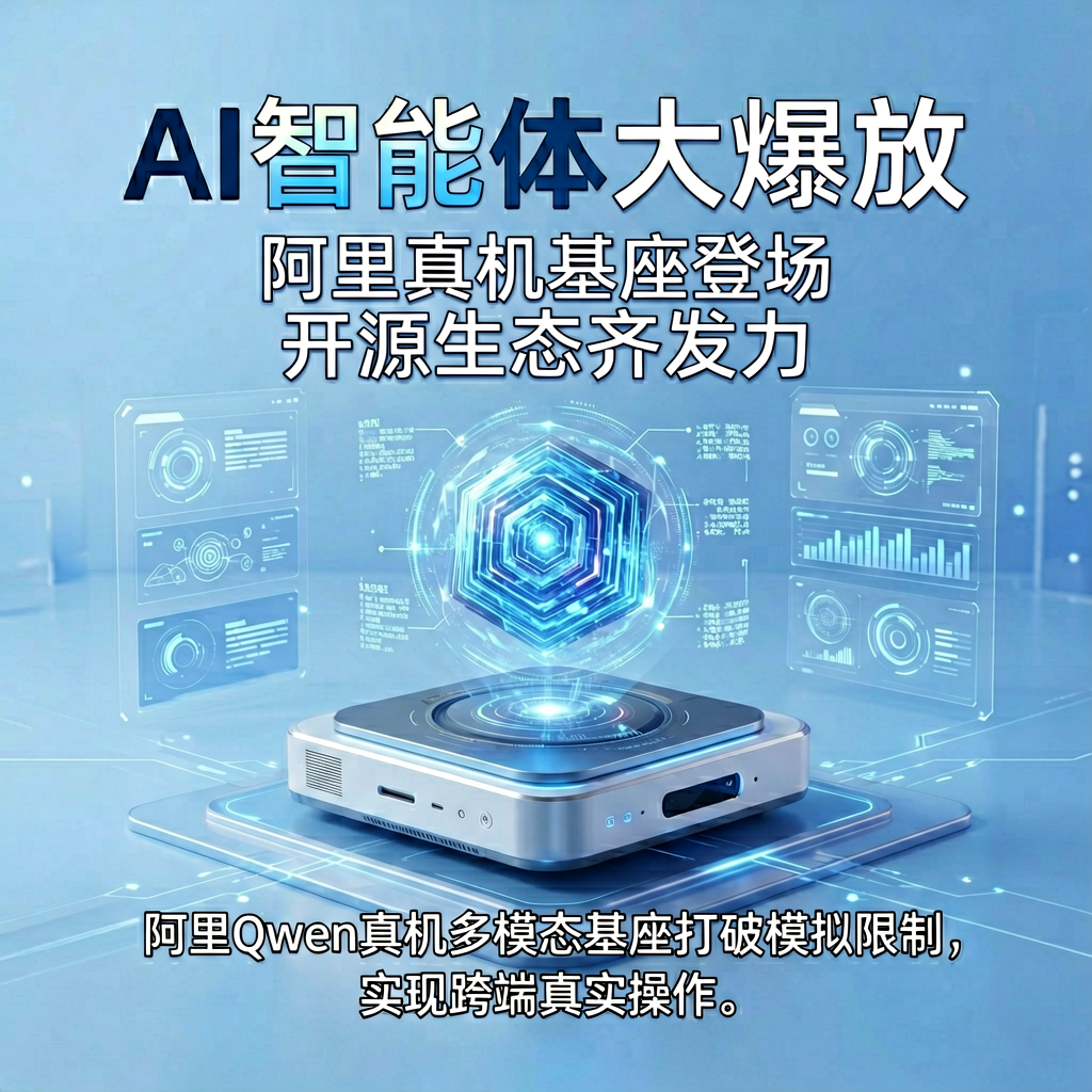 AI智能体大爆发：阿里真机基座登场，开源生态齐发力
