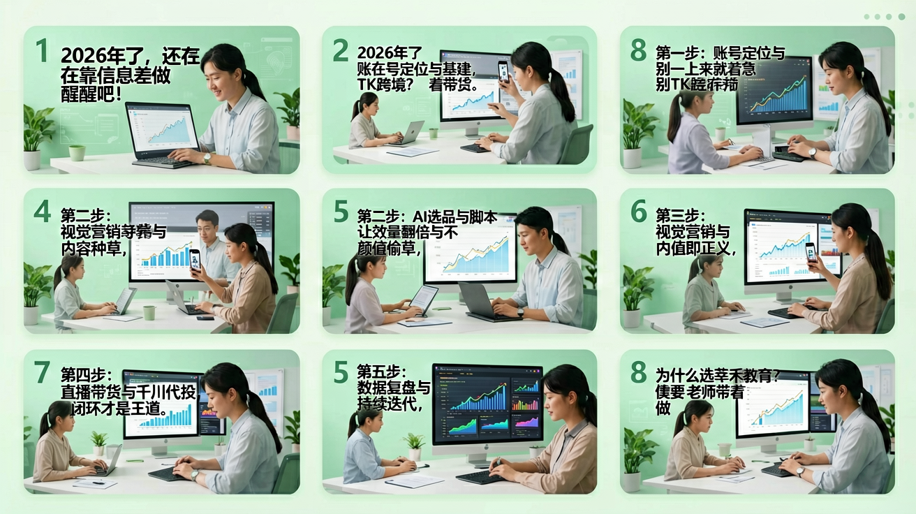 2026年TK跨境电商实战:从0到1避坑指南,新手/宝妈/工厂如何靠TikTok Shop赚美金?
