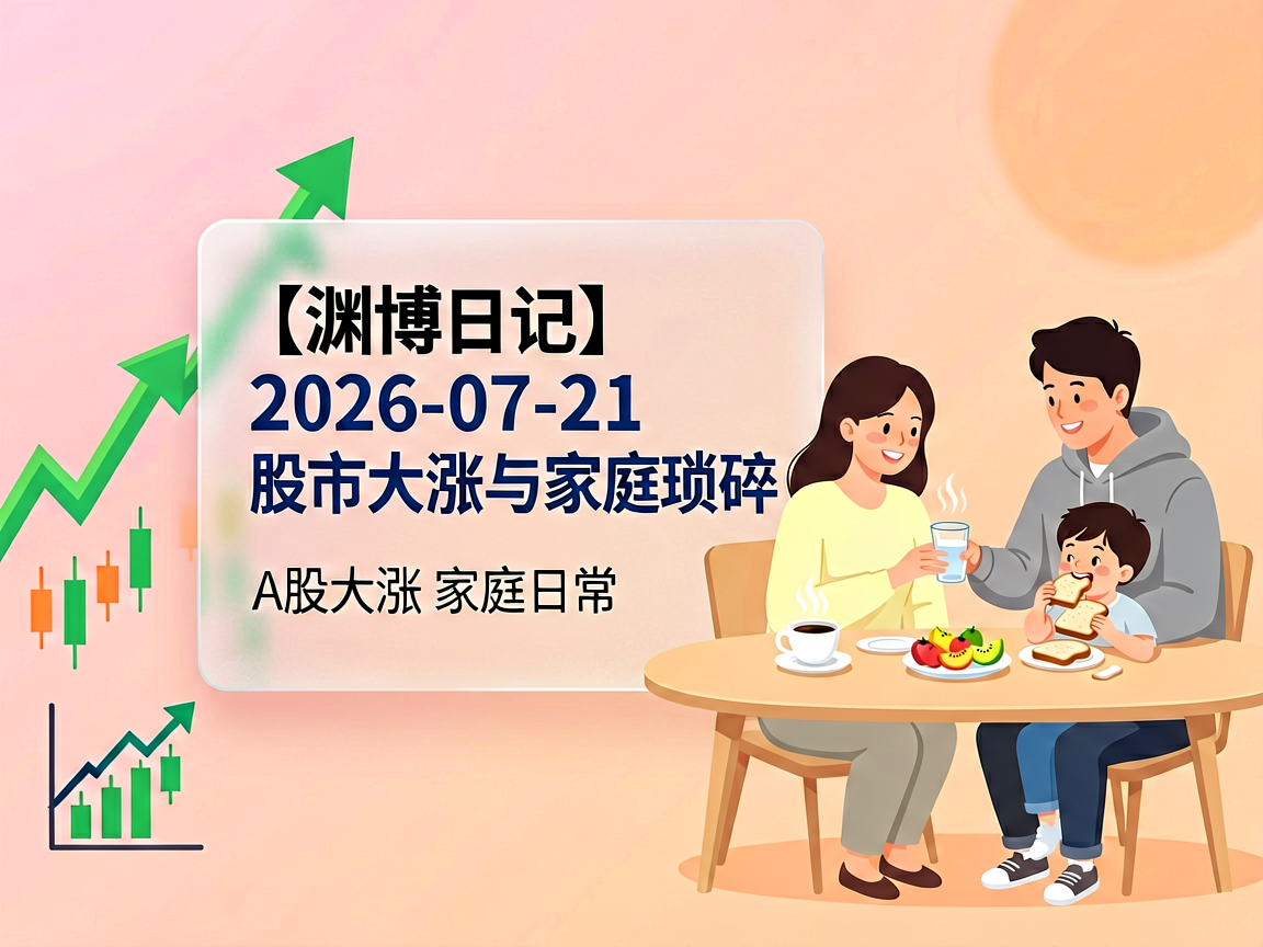 【渊博日记】2026-07-21 股市大涨与家庭琐碎的头图