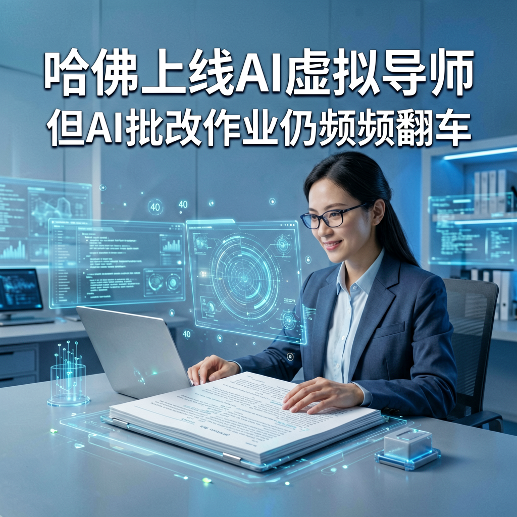 哈佛上线AI虚拟导师，但AI批改作业仍频频翻车