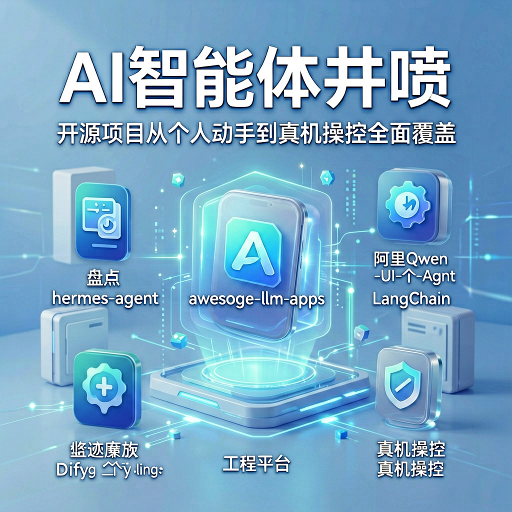 AI智能体井喷：开源项目从个人助手到真机操控全面覆盖