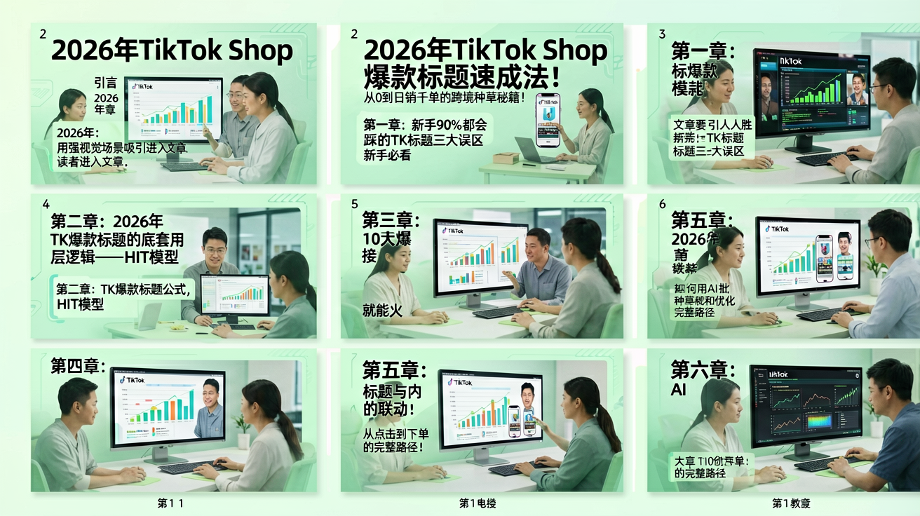2026年TikTok Shop内容策略趋势图:标题点击率与转化率正相关