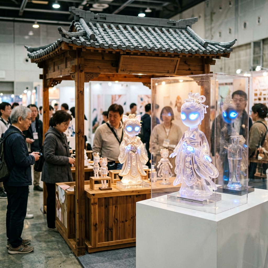展会传统与潮玩对比