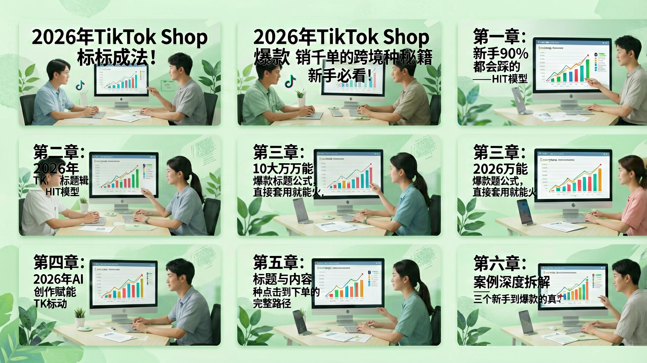 15天TK新手启动执行力清单图表,按天拆解任务
