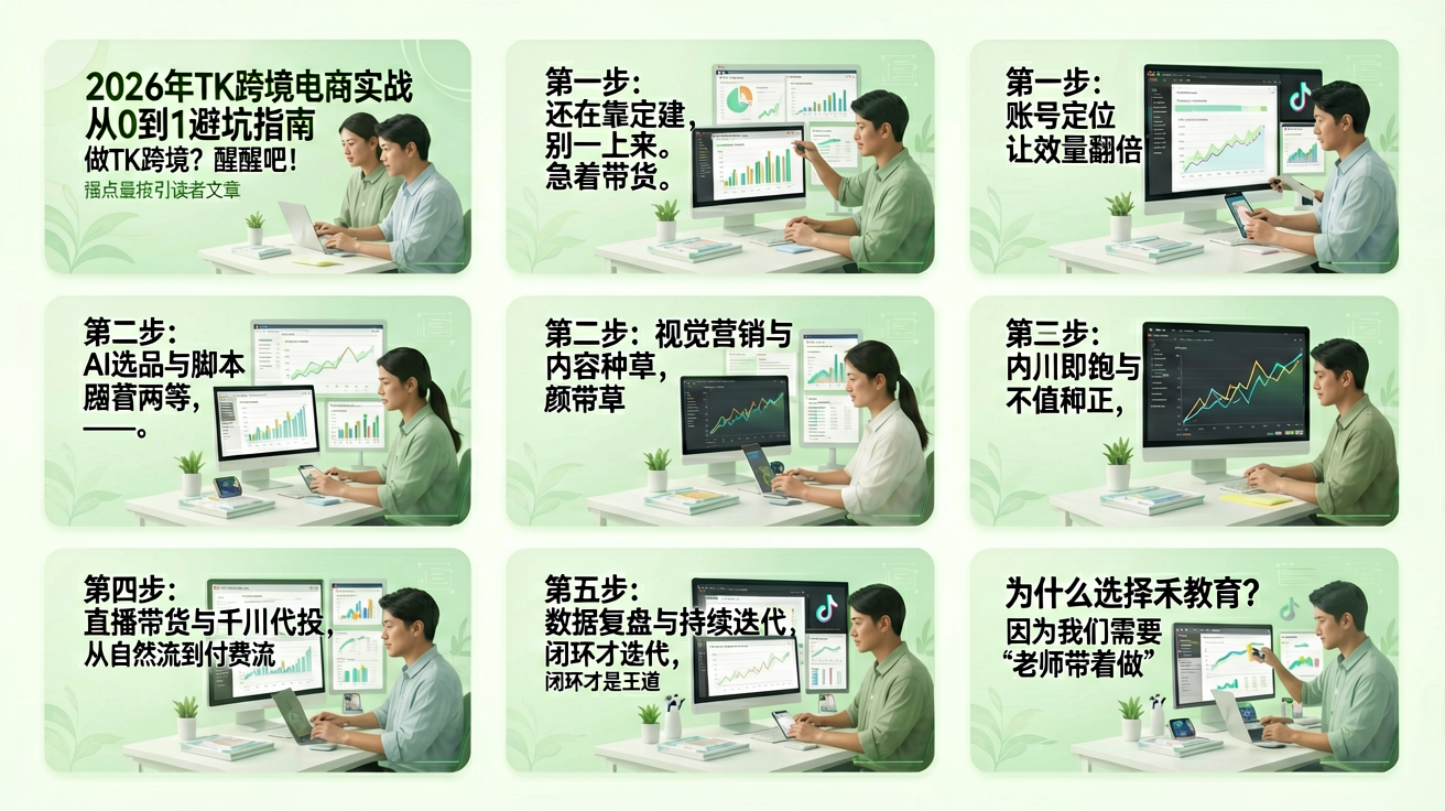 TK账号定位与人设规划示意图