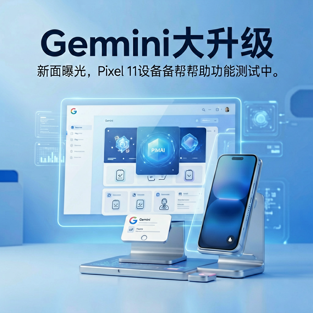 Gemini大升级：新界面曝光，Pixel 11设备帮助功能测试中
