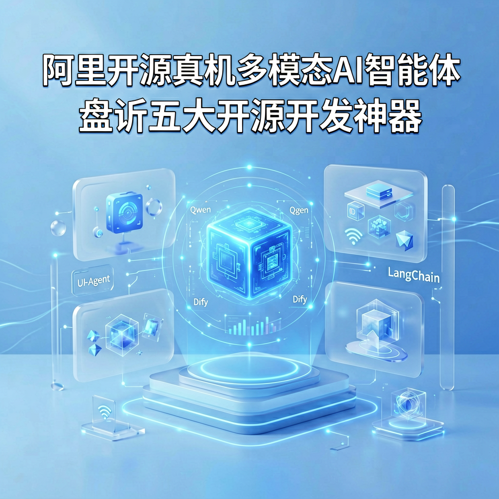 阿里开源真机多模态AI智能体，盘点五大开源开发神器
