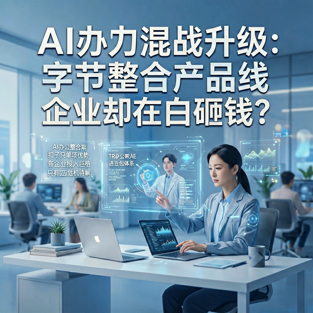 AI办公混战升级：字节整合产品线，企业却在白砸钱？