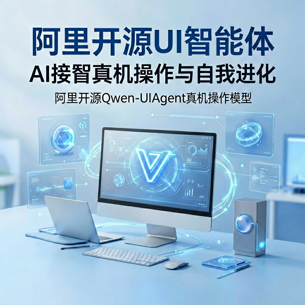 阿里开源UI智能体，AI接管真机操作与自我进化