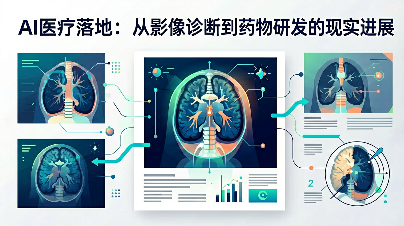 AI医疗落地：从影像诊断到药物研发的现实进展