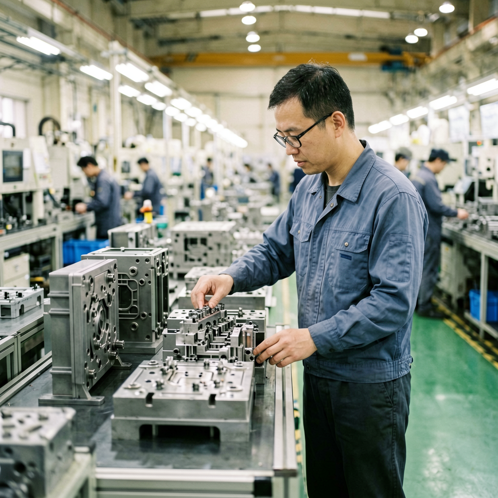 工程师现场分析模具