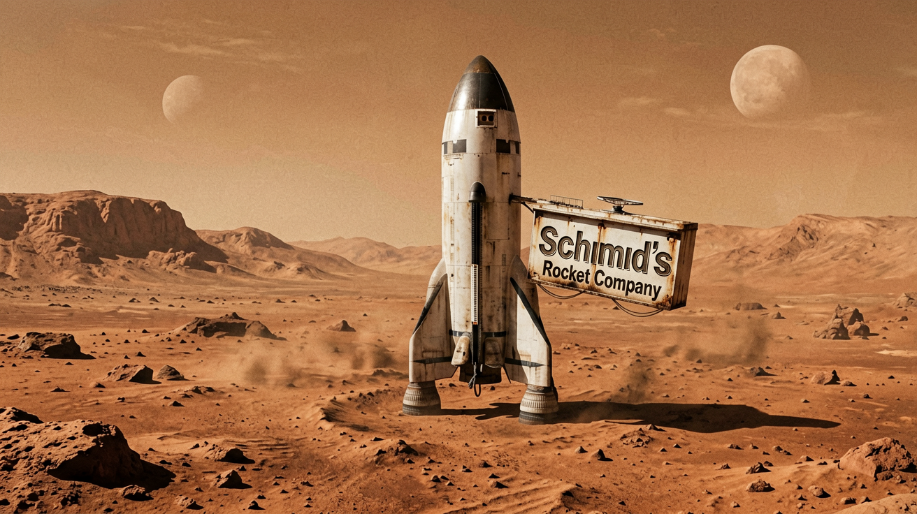 NASA's Choice: Schmidt's Rocket Company's Mars Mission - A Game-Cha...
