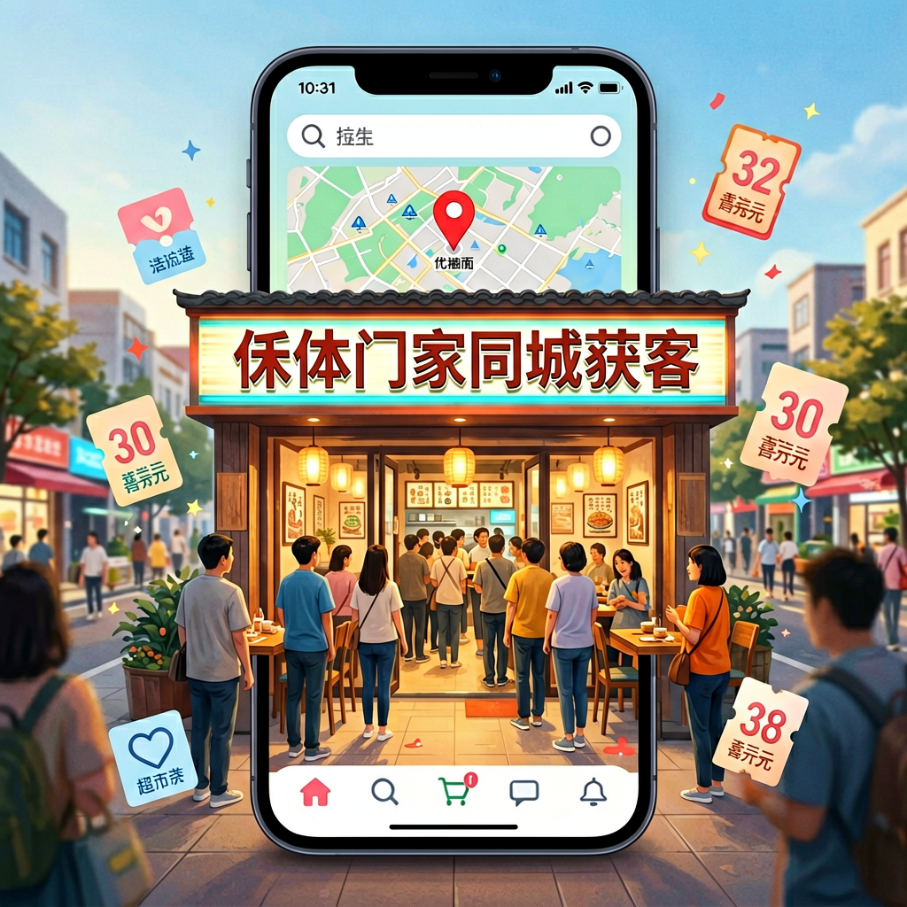 实体门店同城获客全攻略：从流量入口到转化路径