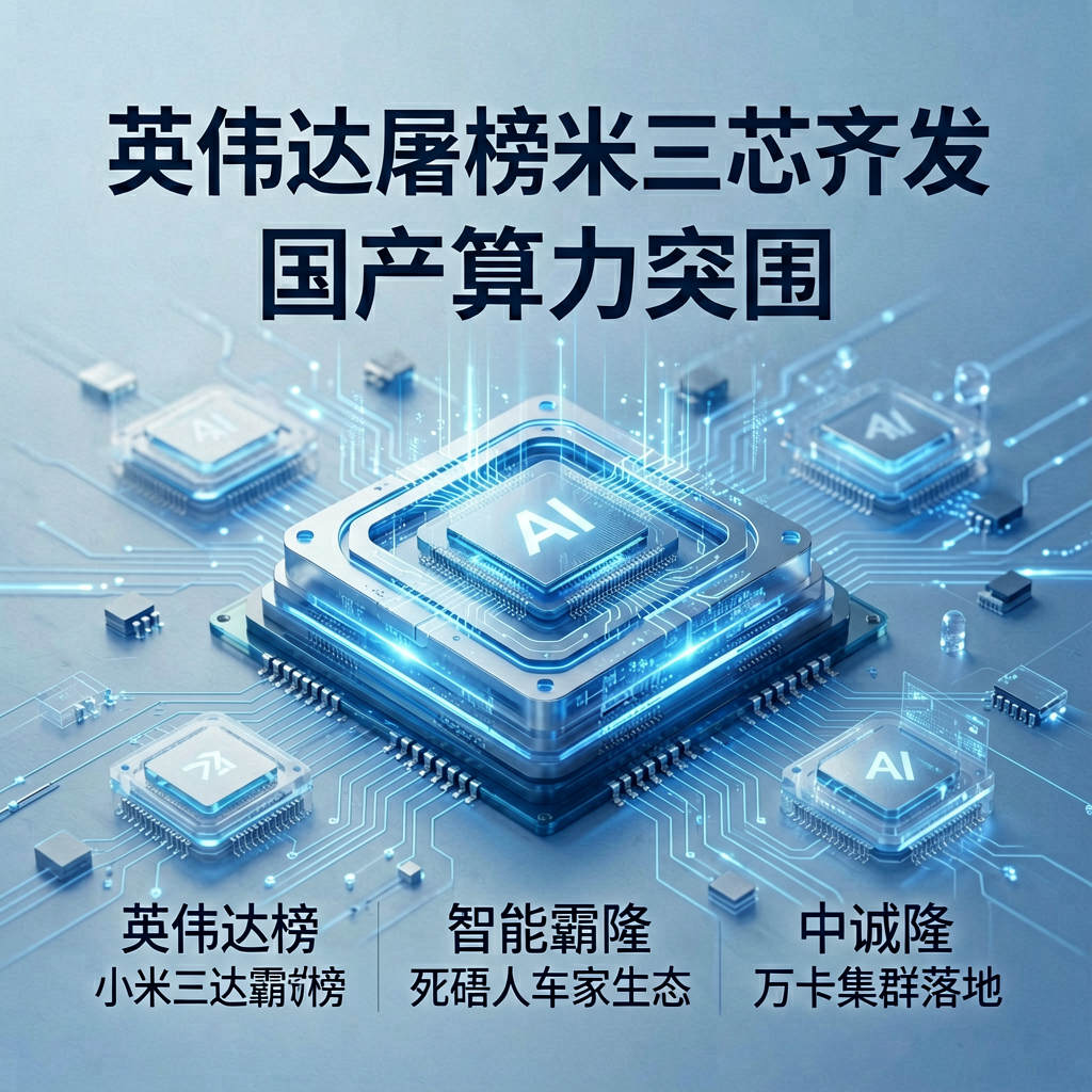 AI芯片激战：英伟达屠榜，小米三芯齐发，国产算力突围