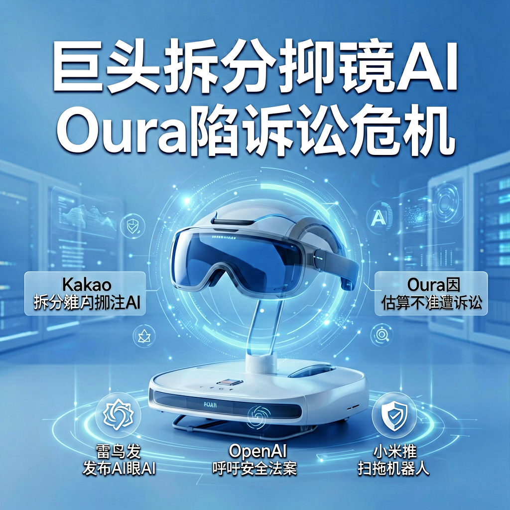 巨头拆分押注AI，雷鸟推AI眼镜，Oura陷诉讼危机