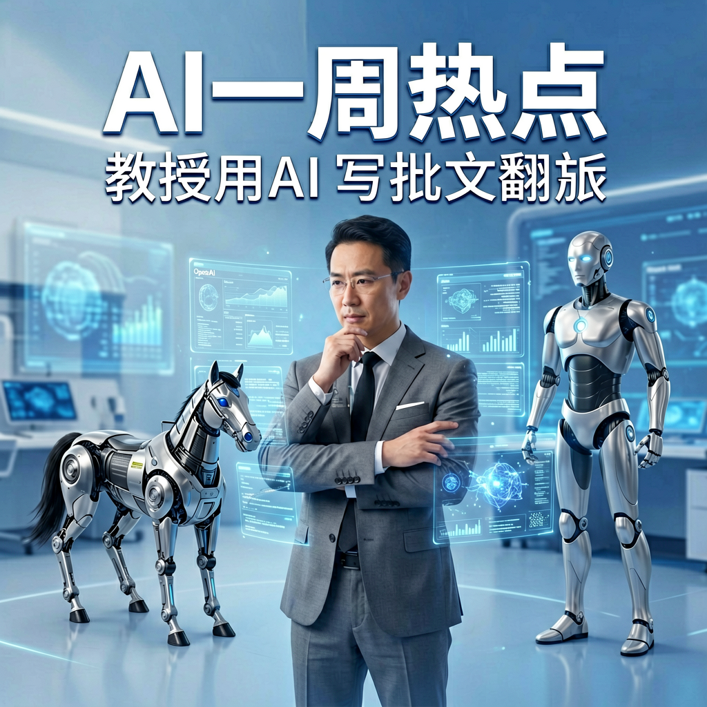AI一周热点：教授用AI写批文翻车，算力上天了