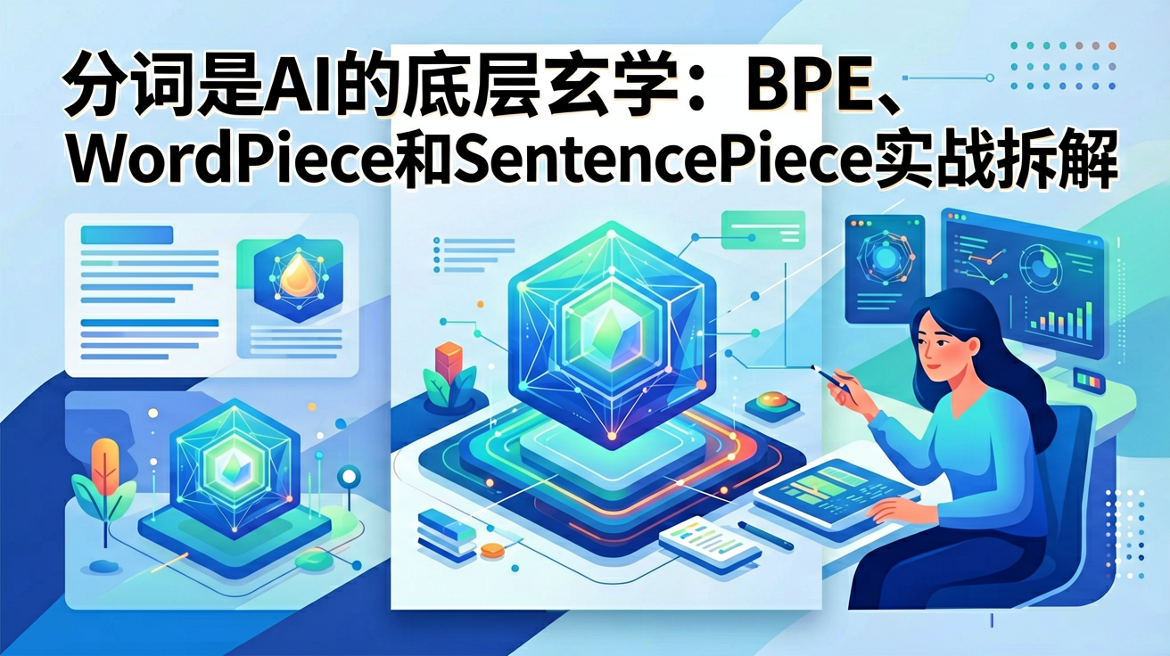 分词是AI的底层玄学：BPE、WordPiece和SentencePiece实战拆解