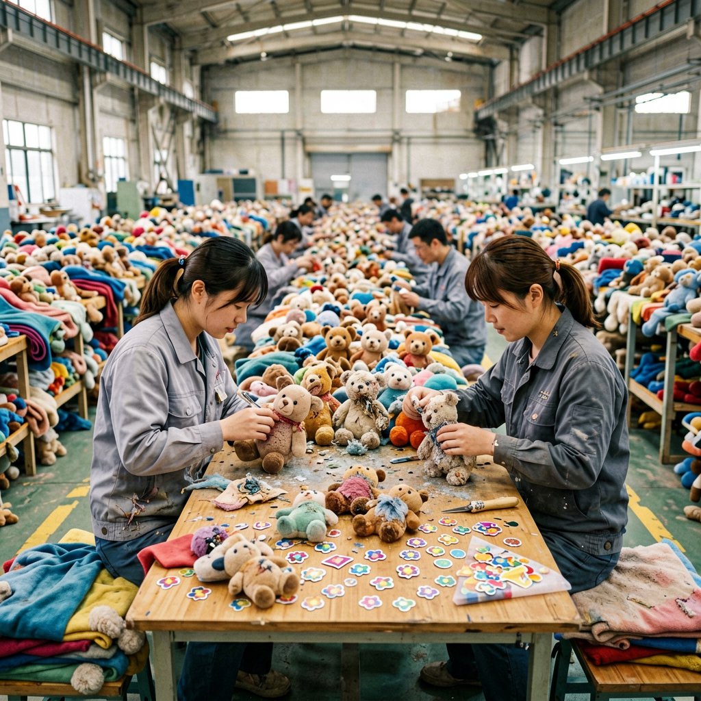 员工改造缺陷毛绒玩具