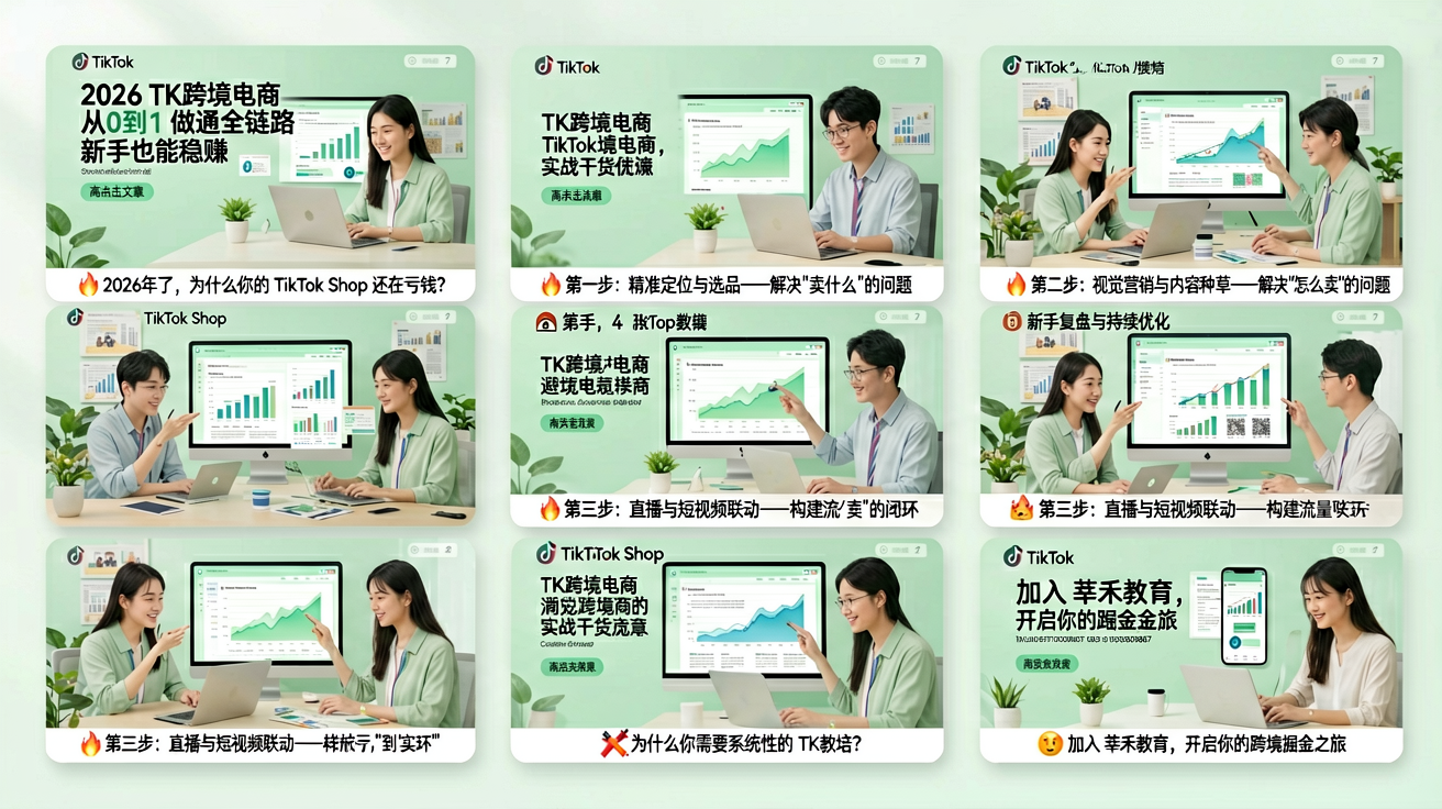 🚀 为什么你需要系统性的 TK教培？ 章节配图