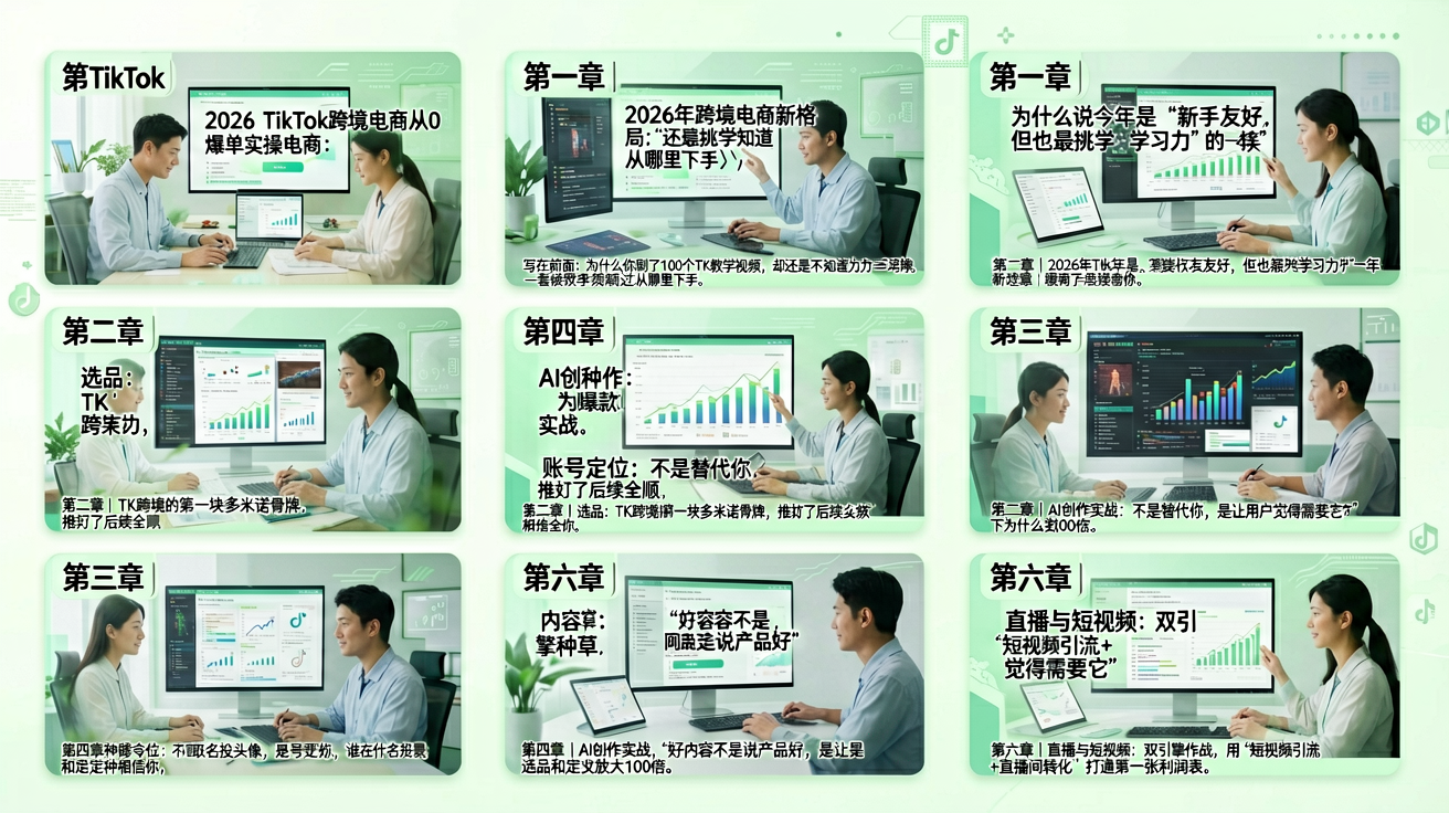 TK账号人设定位三要素图