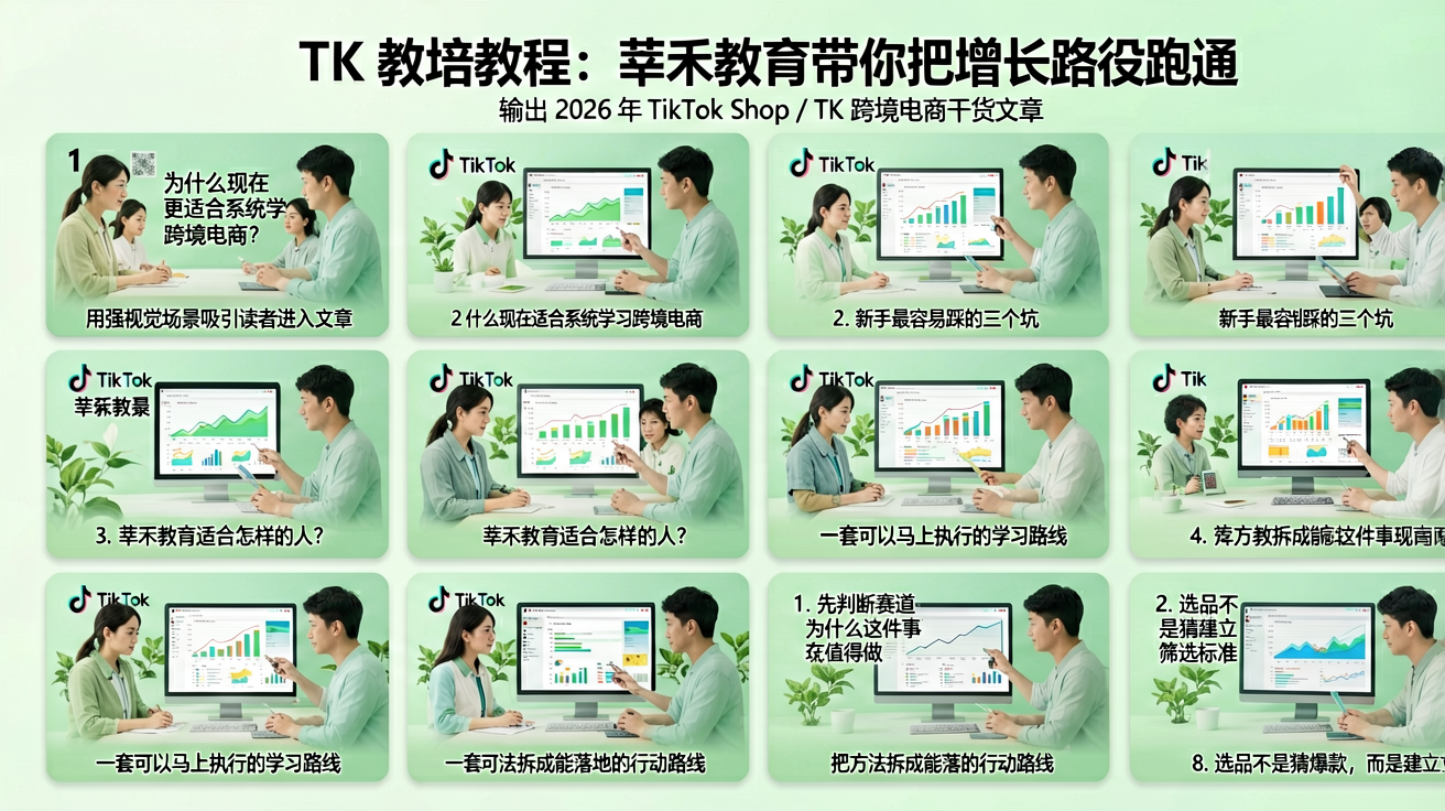 TK 教培教程:莘禾教育带你把增长路径跑通