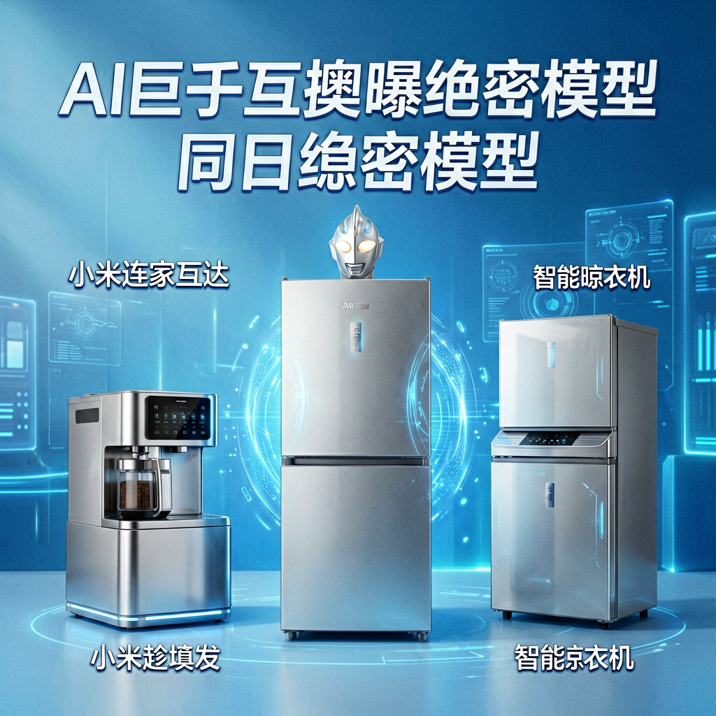 AI巨头互撕同日曝绝密模型，小米连发制冰机与晾衣机