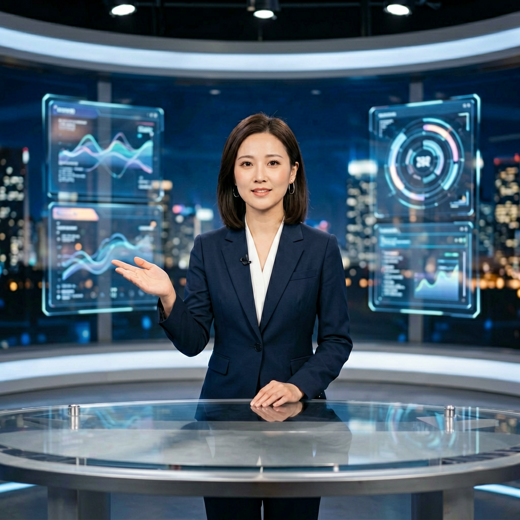 数字人夜间直播