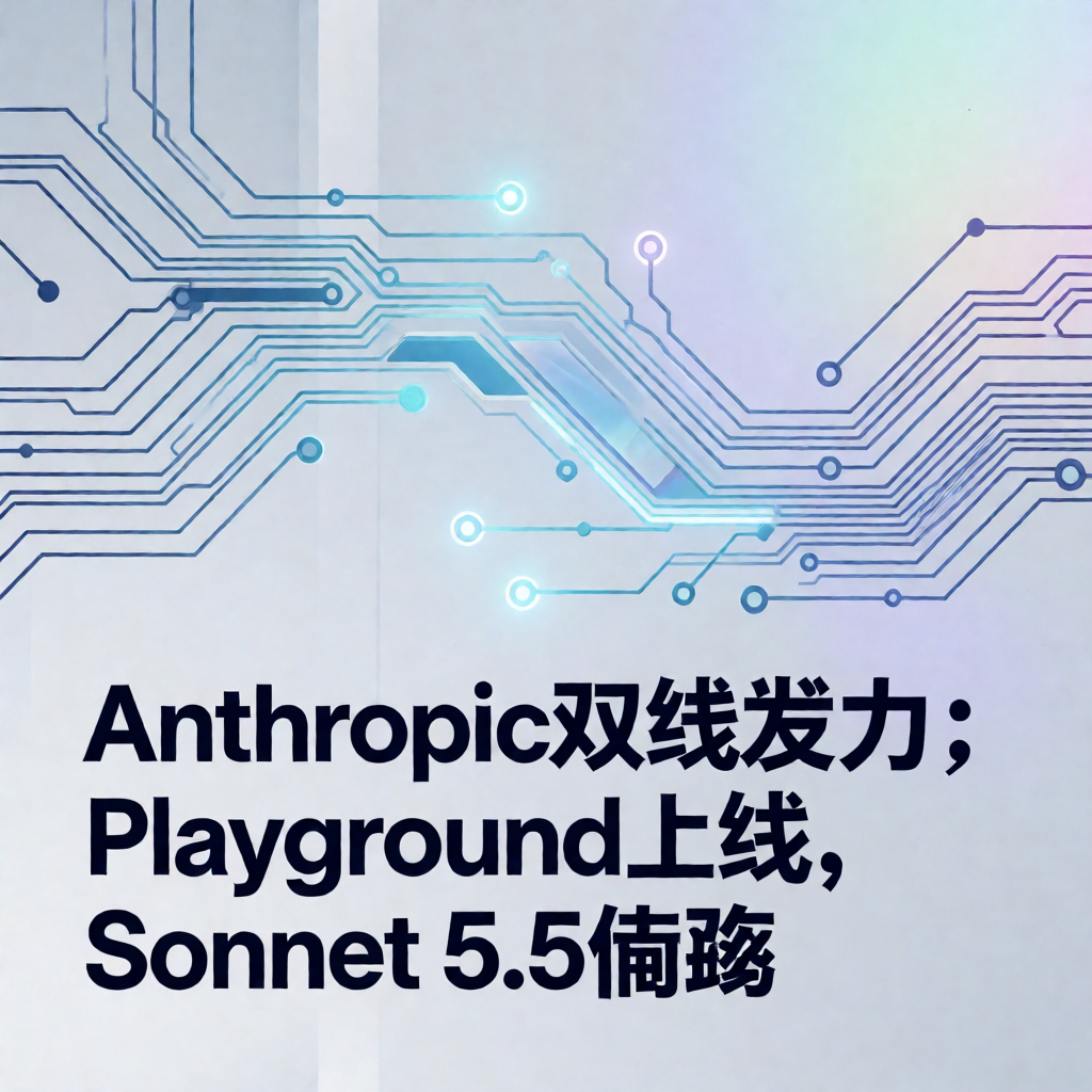 Anthropic双线发力：Playground上线，Sonnet 5.5偷跑