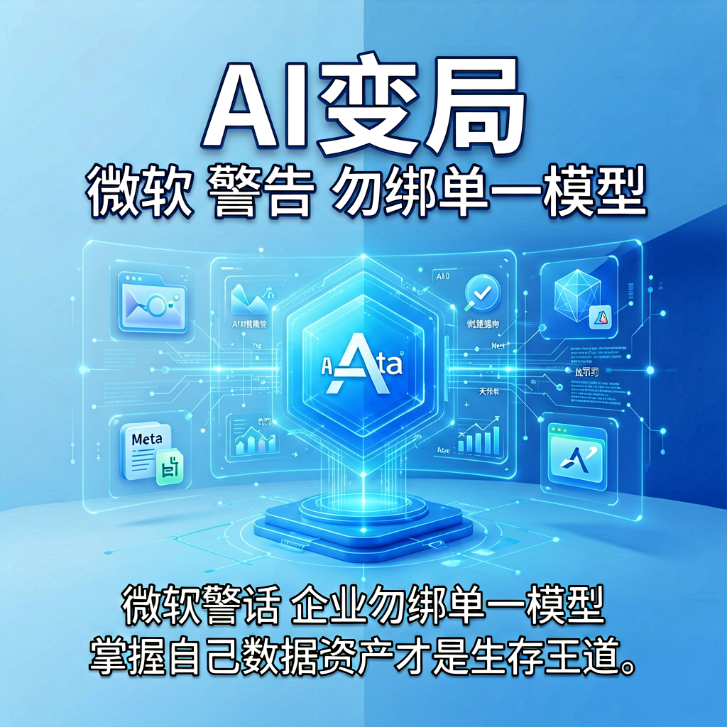 AI变局：微软警告勿绑单一模型，Meta吃万亿罚单