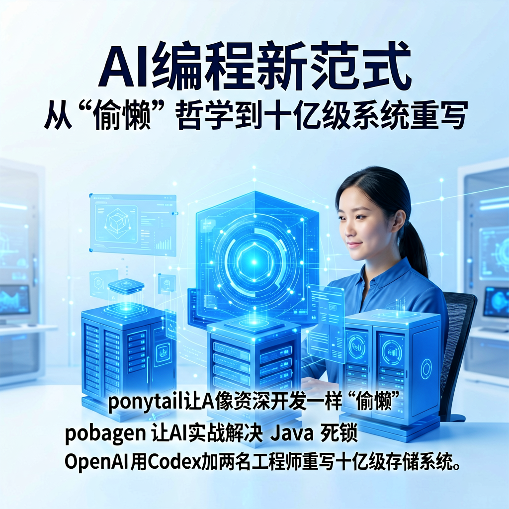 AI编程新范式：从"偷懒"哲学到十亿级系统重写