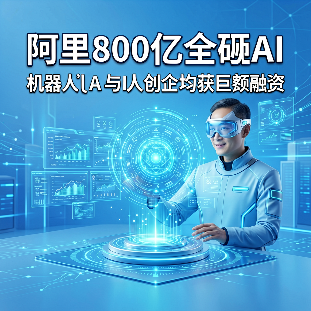 阿里800亿全砸AI，Stability与机器人创企再获巨额融资