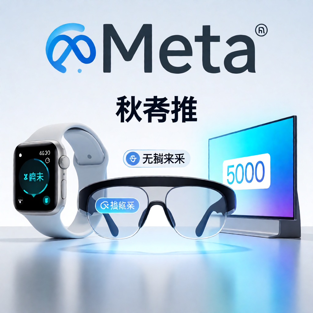 苹果补齐闹钟，Meta推AI眼镜，小米新电视5千开售