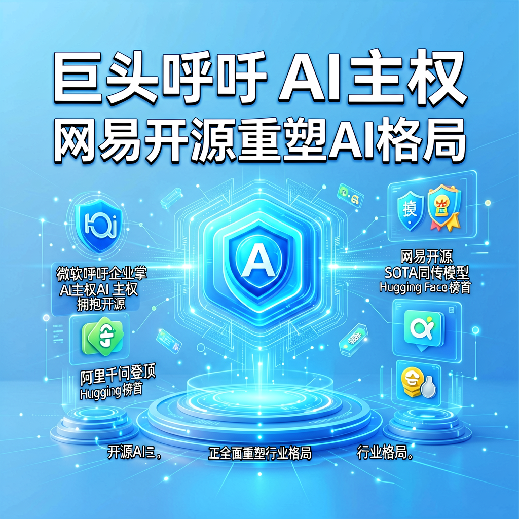巨头呼吁AI主权，千问登顶、网易开源重塑AI格局