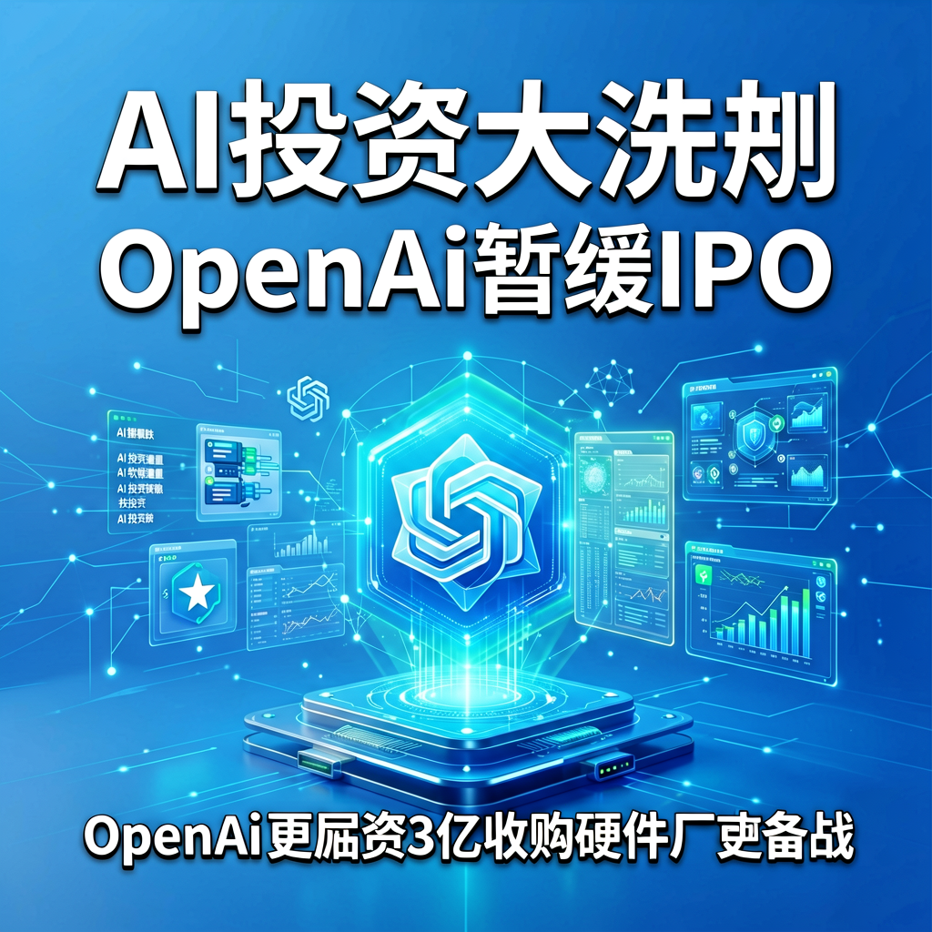 AI投资大洗牌：OpenAI暂缓IPO，大模型巨头疯狂屯粮