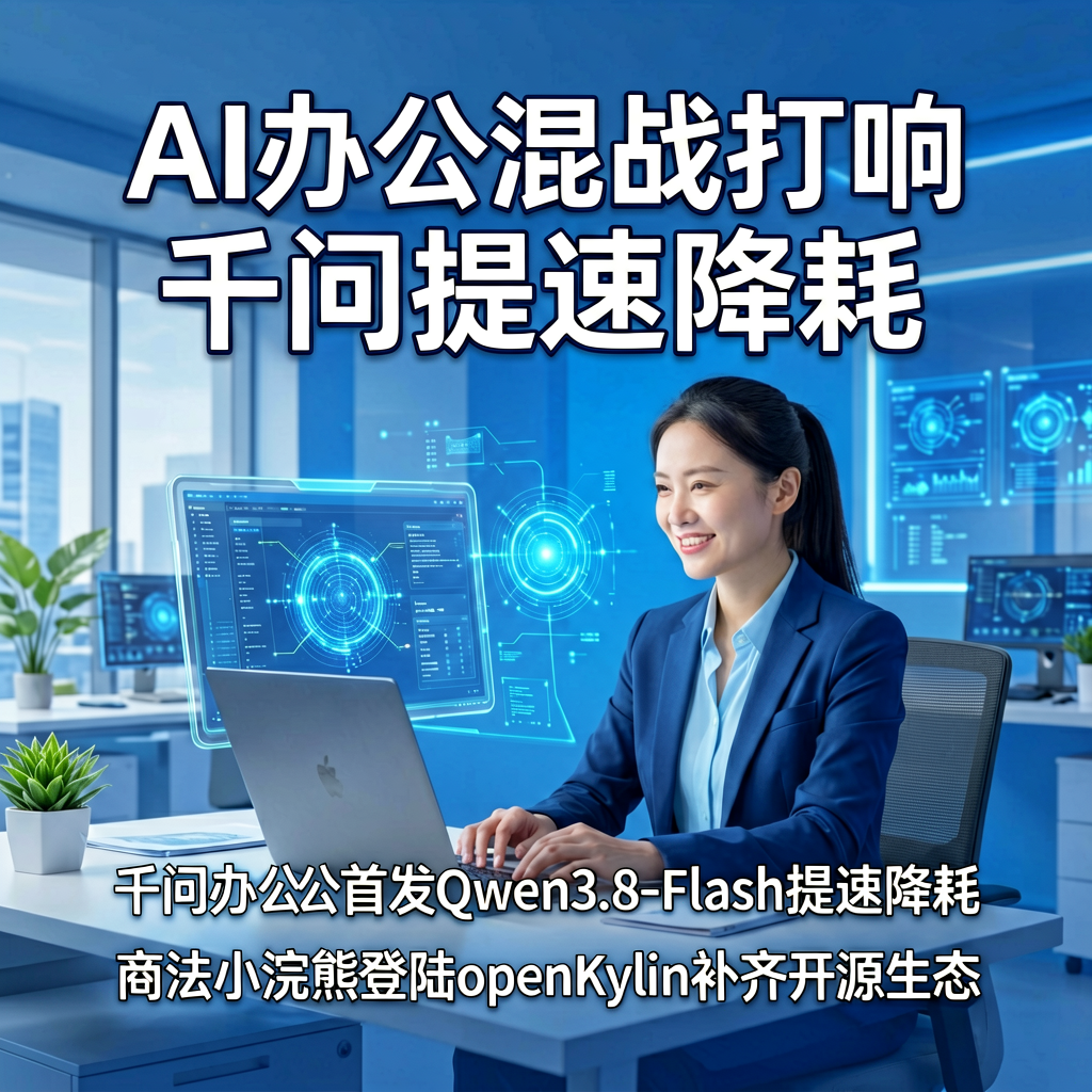 AI办公混战打响：千问提速降耗，小浣熊杀入开源系统